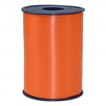Geschenkband „Ringelband Orange“ 10mm x 250m